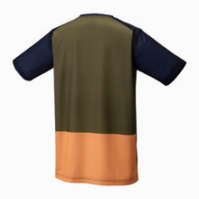 Yonex Sport T-shirt Practice Colourblock 16745 (100% Polyester) 2025 olive brown Boys